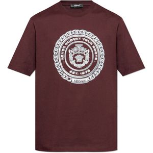 Versace, Heren, Tops, Rood, Maat: XL Katoen,