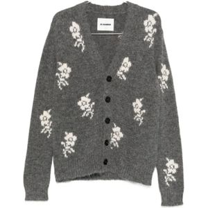 Jil Sander, Heren, Truien, Grijs, Maat: XL