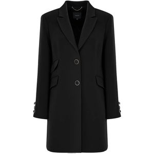 Kocca, Dames, Mantels, Zwart, Maat: M
