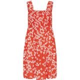 Kaffe Jurk 'KAThora'  rood / zwart / wit