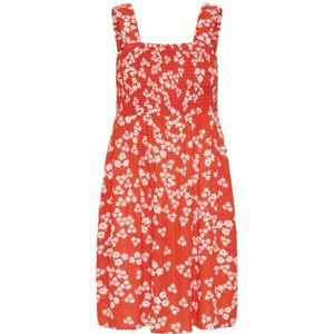 Kaffe Jurk 'KAThora'  rood / zwart / wit