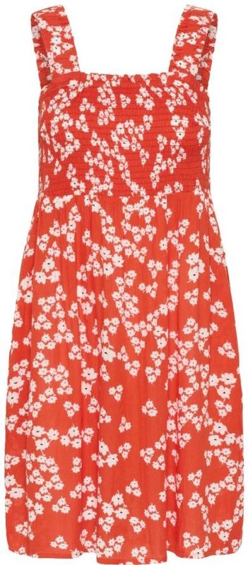 Kaffe Jurk 'KAThora'  rood / zwart / wit