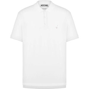 Moschino, Heren, Tops, Wit, Maat: 2XL Katoen,