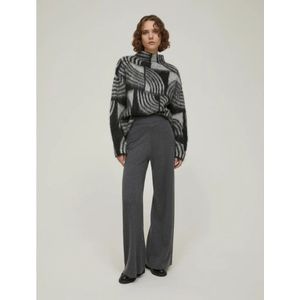 Pennyblack, Dames, Broeken, Grijs, Maat: M Wol,