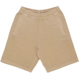 Carhartt Wip, Heren, Korte broeken, Bruin, Maat: S Fleece,