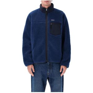 Patagonia, Heren, Sweatshirts & Hoodies, Blauw, Maat: S Fleece,