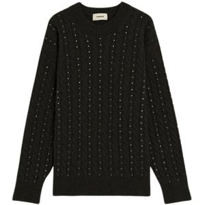 A Paper Kid, Heren, Truien, Zwart, Maat: XL Wol,