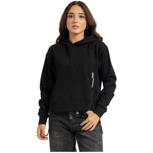 Karl Lagerfeld, Dames, Sweatshirts & Hoodies, Zwart, Maat: XS