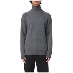 Paolo Pecora, Heren, Truien, Grijs, Maat: S Wol,