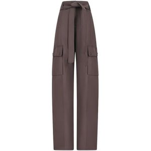 Andamane, Dames, Broeken, Bruin, Maat: XS Polyamide,