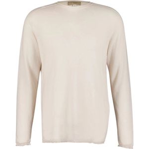 120% Lino, Dames, Truien, Beige, Maat: XL Kasjmier,