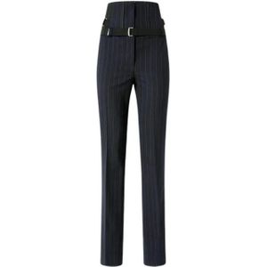 Pinko, Dames, Broeken, Blauw, Maat: XS Wol,