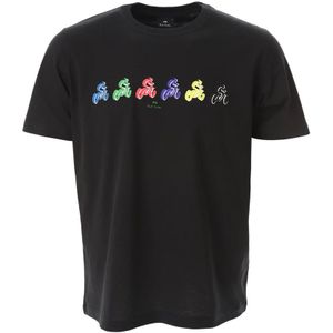 PS By Paul Smith, Heren, Tops, Zwart, Maat: S Katoen,