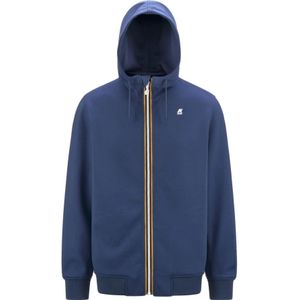 K-Way, Heren, Sweatshirts & Hoodies, Blauw, Maat: S Poliester,