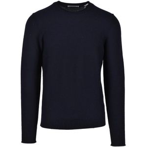 Kangra, Heren, Truien, Blauw, Maat: M Wol,