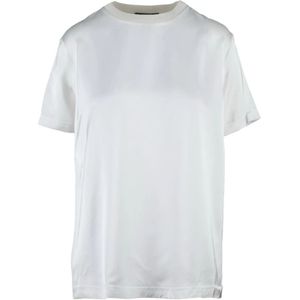 Fabiana Filippi, Dames, Tops, Wit, Maat: S Satijn,