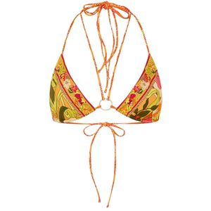 Camilla, Dames, Badkleding, Oranje, Maat: XS Polyamide,