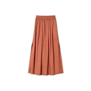 Twinset Maxi Skirts , Orange , Dames , Maat: M