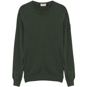 Roy Roger's, Heren, Truien, Groen, Maat: 2XL Katoen,