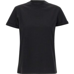 Golden Goose, Dames, Tops, Zwart, Maat: L Katoen,