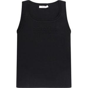 Max Mara, Dames, Tops, Zwart, Maat: S Viscose,