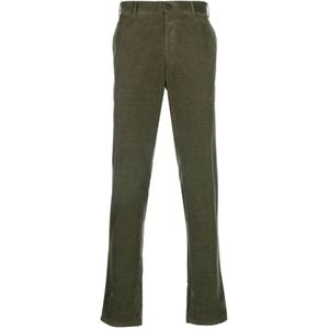 Canali, Heren, Broeken, Groen, Maat: M Katoen,