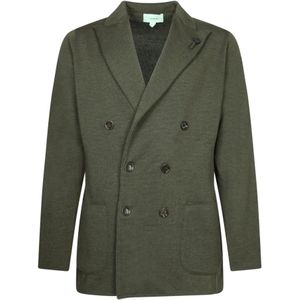 Lardini, Heren, Jassen, Groen, Maat: L Wol,