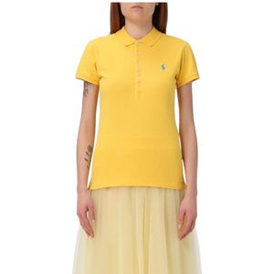 Polo Ralph Lauren, Dames, Tops, Geel, Maat: XS Katoen,