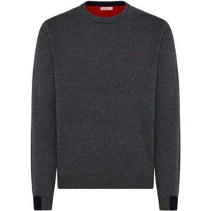 Sun68, Heren, Truien, Grijs, Maat: XL