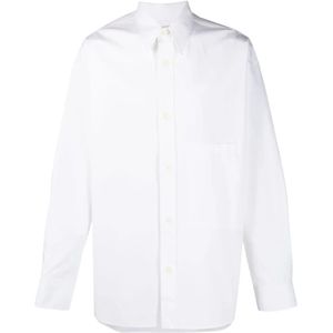 Valentino, Heren, Overhemden, Wit, Maat: L