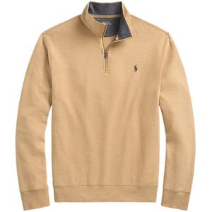 Polo Ralph Lauren, Heren, Sweatshirts & Hoodies, Beige, Maat: 2XL Katoen,