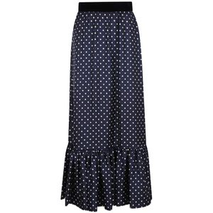Valentino Garavani, Dames, Rokken, Blauw, Maat: S Zijde,