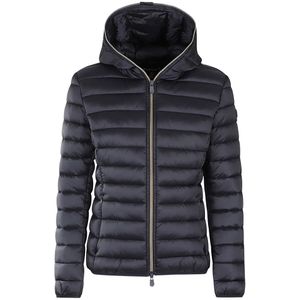 Save The Duck, Dames, Jassen, Zwart, Maat: L Leer,