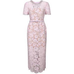 Self Portrait, Dames, Jurken, Roze, Maat: L Katoen,