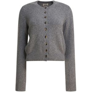 Khaite, Dames, Truien, Grijs, Maat: S Kasjmier,