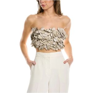 Brunello Cucinelli, Dames, Tops, Oranje, Maat: M