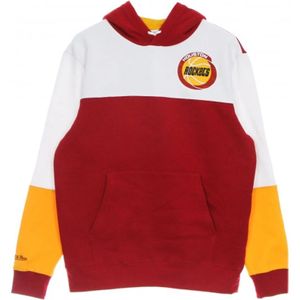 Mitchell & Ness, Heren, Sweatshirts & Hoodies, Rood, Maat: XS Fleece,