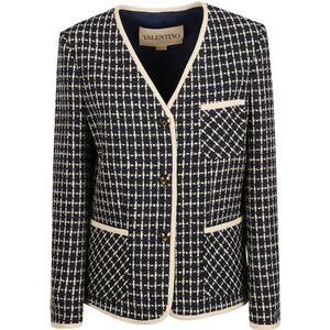 Valentino Garavani, Dames, Jassen, Blauw, Maat: M