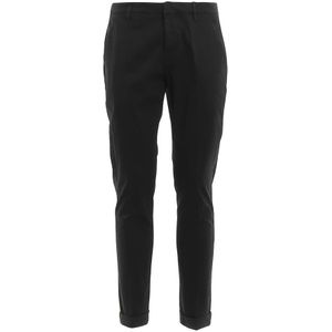 Dondup, Heren, Broeken, Zwart, Maat: W29 Katoen,