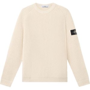 Stone Island, Heren, Truien, Wit, Maat: L