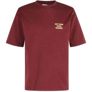 Drole de Monsieur, Heren, Tops, Rood, Maat: L