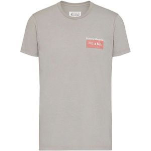 Maison Margiela, Heren, Tops, Grijs, Maat: M Katoen,