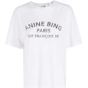 Anine Bing, Dames, Tops, Wit, Maat: S Zijde,