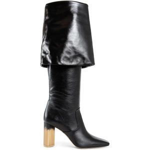 Chloé, Dames, Schoenen, Zwart, Maat: 36 EU Leer,