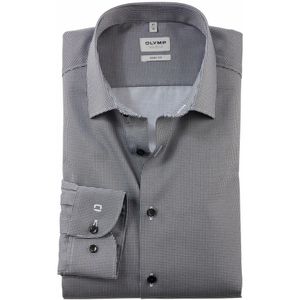 Olymp, Heren, Overhemden, Grijs, Maat: XL