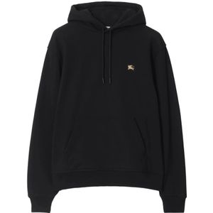 Burberry, Heren, Sweatshirts & Hoodies, Zwart, Maat: 2XL