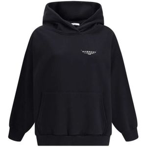 Givenchy, Dames, Sweatshirts & Hoodies, Zwart, Maat: M Katoen,