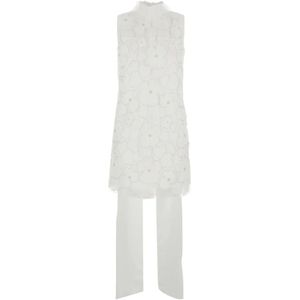 Self Portrait, Dames, Jurken, Wit, Maat: M