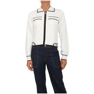 Liu Jo, Dames, Jassen, Wit, Maat: XS Zijde,