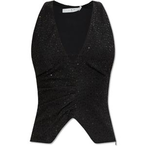 Iro, Dames, Tops, Zwart, Maat: S
